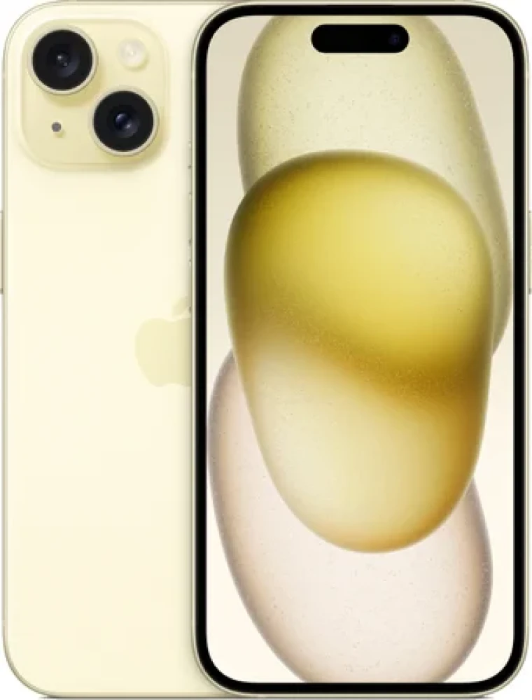 Смартфон Apple iPhone 15 128Gb (желтый) - фото1
