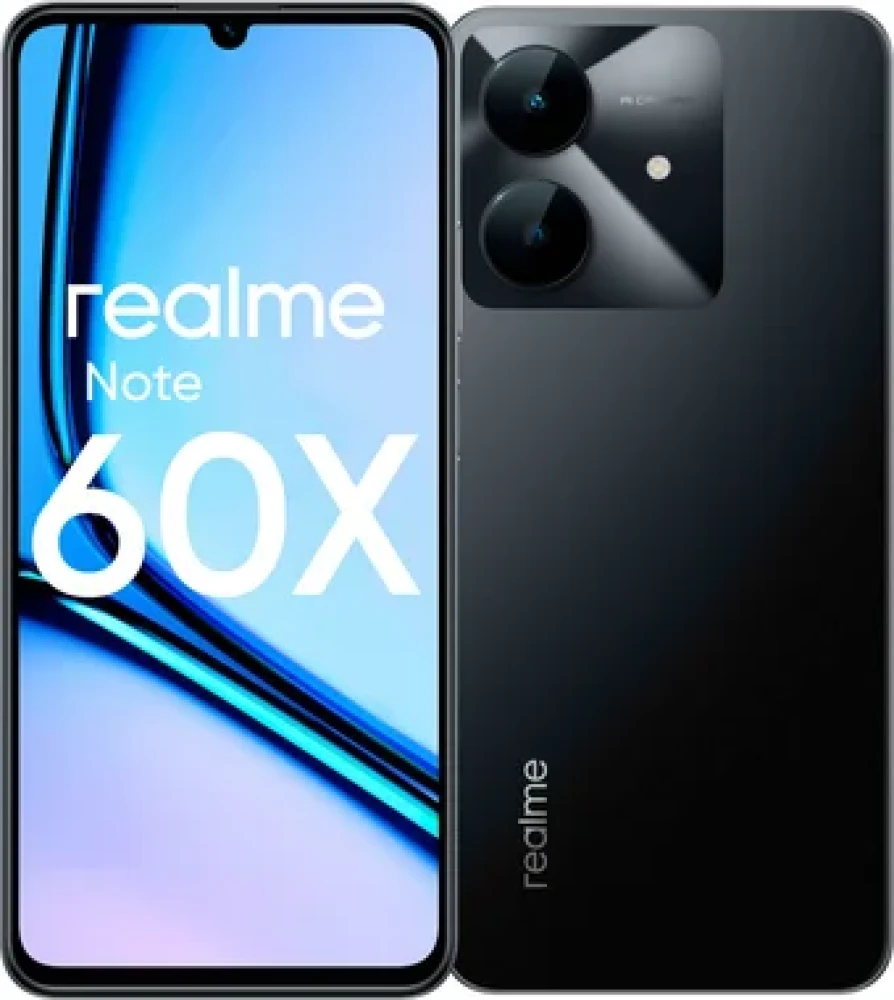 Смартфон Realme Note 60x RMX3938 4GB/128GB (черный) Смартфон Realme Note 60x RMX3938 4GB/128GB (черный)