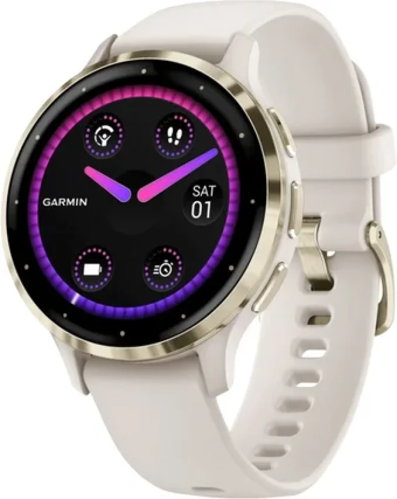 Умные часы Garmin Venu 3S (слоновая кость, с силиконовым ремешком) - фото1 Умные часы Garmin Venu 3S (слоновая кость, с силиконовым ремешком) - фото1