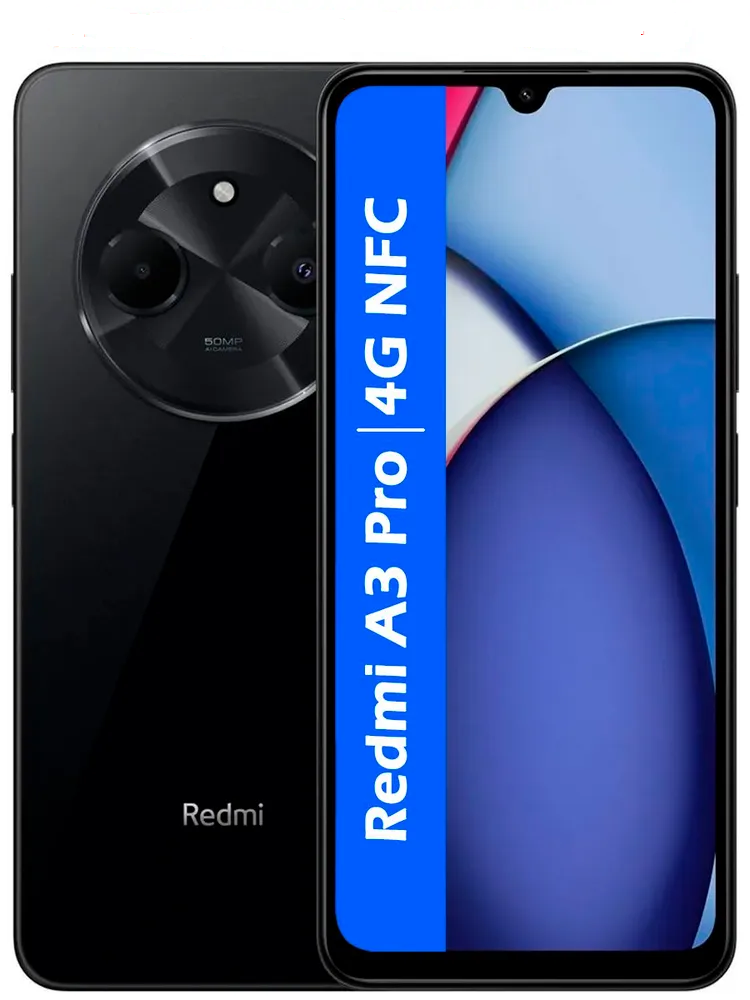 Смартфон Redmi A3 Pro 4GB/128GB международная версия (черный) Смартфон Redmi A3 Pro 4GB/128GB международная версия (черный)