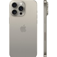 Телефон Apple iPhone 15 Pro Max 256GB (природный титан) - фото2