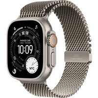 Умные часы Apple Watch Ultra 3 LTE 49 мм (титановый корпус, природный/природный, миланская петля S) - фото1