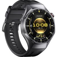 Умные часы Huawei Watch GT 6 Pro 46 мм (черный, с черным силиконовым ремешком, международная версия) фото-3 Умные часы Huawei Watch GT 6 Pro 46 мм (черный, с черным силиконовым ремешком, международная версия) фото-3