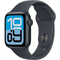 Умные часы Apple Watch SE 3 40 мм (алюминиевый корпус, полуночный/полуночный, спортивный силиконовый ремешок S/M) Умные часы Apple Watch SE 3 40 мм (алюминиевый корпус, полуночный/полуночный, спортивный силиконовый ремешок S/M)