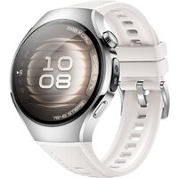 Умные часы Huawei Watch 5 42 мм (серебристый, с белым силиконовым ремешком, международная версия) Умные часы Huawei Watch 5 42 мм (серебристый, с белым силиконовым ремешком, международная версия)