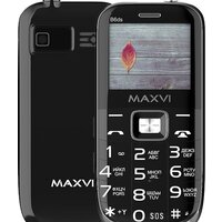 Кнопочный телефон Maxvi B6ds (черный) - фото1