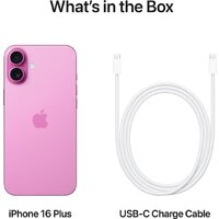 Телефон Apple iPhone 16 Plus 256GB (розовый) фото-5