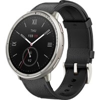 Умные часы Amazfit Active 2 Premium (серебристый, с черным кожаным ремешком) фото-2 Умные часы Amazfit Active 2 Premium (серебристый, с черным кожаным ремешком) фото-2