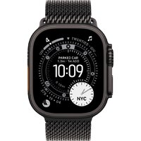 Умные часы Apple Watch Ultra 3 LTE 49 мм (титановый корпус, черный/черный, миланская петля L) - фото2