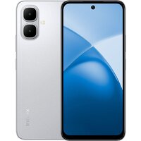 Телефон Infinix Smart 10 X6725D 4GB/128GB (серебристый) Телефон Infinix Smart 10 X6725D 4GB/128GB (серебристый)