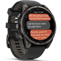 Умные часы Garmin Fenix 8 Pro 47 мм (серый, черный силиконовый ремешок) фото-3 Умные часы Garmin Fenix 8 Pro 47 мм (серый, черный силиконовый ремешок) фото-3