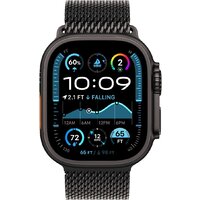 Умные часы Apple Watch Ultra 2 LTE 49 мм (титановый корпус, черный/черный, миланская петля M) фото-2 Умные часы Apple Watch Ultra 2 LTE 49 мм (титановый корпус, черный/черный, миланская петля M) фото-2