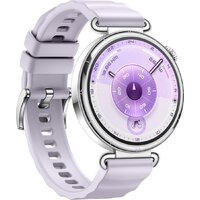 Умные часы Huawei Watch GT 6 41 мм (серебристый, с сиреневым силиконовым ремешком, международная версия) фото-3 Умные часы Huawei Watch GT 6 41 мм (серебристый, с сиреневым силиконовым ремешком, международная версия) фото-3