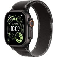 Умные часы Apple Watch Ultra 3 LTE 49 мм (титановый корпус, черный/черный, нейлоновый ремешок размера M/L) Умные часы Apple Watch Ultra 3 LTE 49 мм (титановый корпус, черный/черный, нейлоновый ремешок размера M/L)