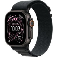 Умные часы Apple Watch Ultra 3 LTE 49 мм (титановый корпус, черный/черный, текстильный ремешок размера M) Умные часы Apple Watch Ultra 3 LTE 49 мм (титановый корпус, черный/черный, текстильный ремешок размера M)