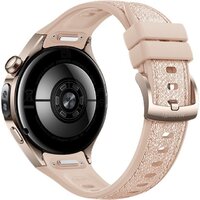 Умные часы Huawei Watch 5 42 мм (песочный, с бежевым силиконовым ремешком, международная версия) фото-2 Умные часы Huawei Watch 5 42 мм (песочный, с бежевым силиконовым ремешком, международная версия) фото-2