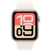 Умные часы Apple Watch SE 3 40 мм (алюминиевый корпус, звездный свет/звездный свет, спортивный силиконовый ремешок S/M) фото-2 Умные часы Apple Watch SE 3 40 мм (алюминиевый корпус, звездный свет/звездный свет, спортивный силиконовый ремешок S/M) фото-2
