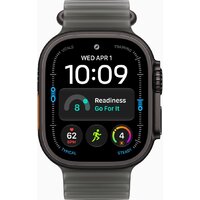 Умные часы Apple Watch Ultra 4 LTE 49 мм (титановый корпус, черный/черный, ремешок из эластомера) - фото2 Умные часы Apple Watch Ultra 4 LTE 49 мм (титановый корпус, черный/черный, ремешок из эластомера) - фото2