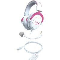 Наушники HyperX Cloud II (белый/розовый) фото-3 Наушники HyperX Cloud II (белый/розовый) фото-3