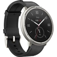 Умные часы Amazfit Active 2 Premium (серебристый, с черным кожаным ремешком) фото-4 Умные часы Amazfit Active 2 Premium (серебристый, с черным кожаным ремешком) фото-4