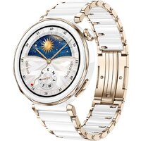 Умные часы Huawei Watch GT 5 Pro 42 мм (керамический белый) - фото1