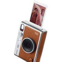 Фотоаппарат Fujifilm Instax Mini Evo (серебристый/коричневый) - фото2 Фотоаппарат Fujifilm Instax Mini Evo (серебристый/коричневый) - фото2