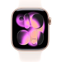 Умные часы Apple Watch Series 11 42 мм (алюминиевый корпус, розовое золото/легкие румяна, спортивный силиконовый ремешок S/M) фото-2 Умные часы Apple Watch Series 11 42 мм (алюминиевый корпус, розовое золото/легкие румяна, спортивный силиконовый ремешок S/M) фото-2