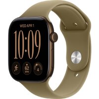 Умные часы Apple Watch Series 12 46 мм (алюминиевый корпус, темная бронза/оливковый, спортивный силиконовый ремешок M/L) - фото1 Умные часы Apple Watch Series 12 46 мм (алюминиевый корпус, темная бронза/оливковый, спортивный силиконовый ремешок M/L) - фото1