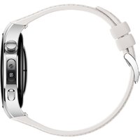 Умные часы Huawei Watch 5 42 мм (серебристый, с белым силиконовым ремешком, международная версия) фото-4 Умные часы Huawei Watch 5 42 мм (серебристый, с белым силиконовым ремешком, международная версия) фото-4