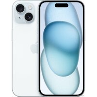 Телефон Apple iPhone 15 128GB (голубой) - фото1