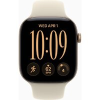 Умные часы Apple Watch Series 12 46 мм (алюминиевый корпус, светлое золото/песочный, спортивный силиконовый ремешок S/M) - фото2 Умные часы Apple Watch Series 12 46 мм (алюминиевый корпус, светлое золото/песочный, спортивный силиконовый ремешок S/M) - фото2