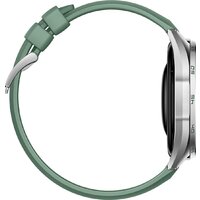 Умные часы Huawei Watch GT 6 46 мм (серебристый, с зеленым плетеным ремешком, международная версия) фото-5