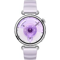 Умные часы Huawei Watch GT 6 41 мм (серебристый, с сиреневым силиконовым ремешком, международная версия) фото-2 Умные часы Huawei Watch GT 6 41 мм (серебристый, с сиреневым силиконовым ремешком, международная версия) фото-2