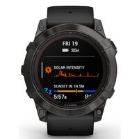 Умные часы Garmin Fenix 7X Pro Sapphire Solar (карбоново-серый титан/черный) - фото2