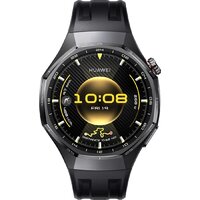 Умные часы Huawei Watch GT 6 Pro 46 мм (черный, с черным силиконовым ремешком, международная версия) - фото2