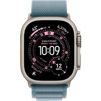 Умные часы Apple Watch Ultra 3 LTE 49 мм (титановый корпус, природный/голубой, текстильный ремешок размера S) фото-2 Умные часы Apple Watch Ultra 3 LTE 49 мм (титановый корпус, природный/голубой, текстильный ремешок размера S) фото-2
