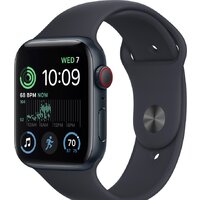 Умные часы Apple Watch SE 2 44 мм (алюминиевый корпус, полуночный/полуночный, спортивный силиконовый ремешок M/L) Умные часы Apple Watch SE 2 44 мм (алюминиевый корпус, полуночный/полуночный, спортивный силиконовый ремешок M/L)
