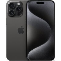 Телефон Apple iPhone 15 Pro Max 256GB (черный титан) Телефон Apple iPhone 15 Pro Max 256GB (черный титан)