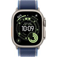 Умные часы Apple Watch Ultra 3 LTE 49 мм (титановый корпус, природный/синий, нейлоновый ремешок размера S/M) - фото2