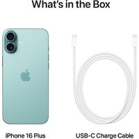 Телефон Apple iPhone 16 Plus 128GB (бирюзовый) фото-5