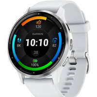 Умные часы Garmin Venu 3 (белый, с силиконовым ремешком) - фото1