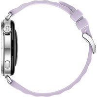 Умные часы Huawei Watch GT 6 41 мм (серебристый, с сиреневым силиконовым ремешком, международная версия) фото-5 Умные часы Huawei Watch GT 6 41 мм (серебристый, с сиреневым силиконовым ремешком, международная версия) фото-5