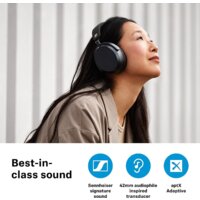 Наушники Sennheiser Momentum 4 Wireless (черный) - фото2