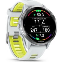 Умные часы Garmin Forerunner 970 47 мм (белый/зеленый) фото-4