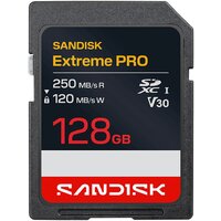 Карта памяти SanDisk Extreme PRO SDXC SDSDXXJ-128G-GSCIN 128GB - фото1